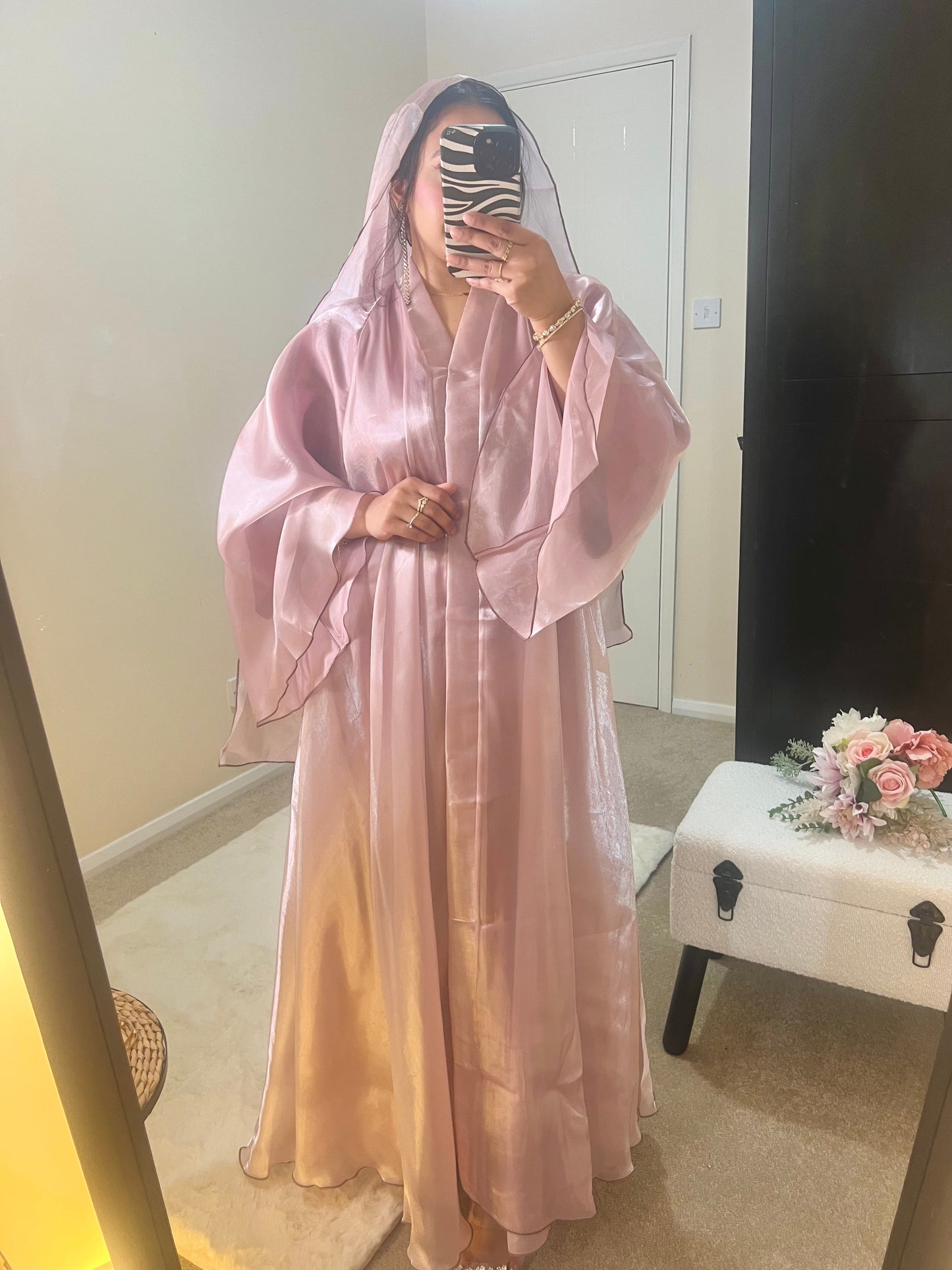 Sultanah Abaya (Blush Pink)